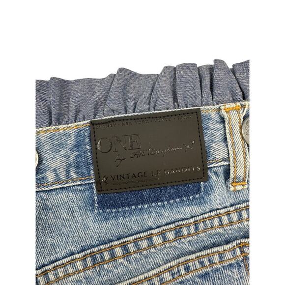 One X One Teaspoon - Vintage Le Bandits With Studs & Frill Details in Blue - Picture 4 of 4